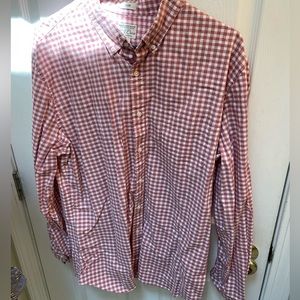 Gingham j crew shirt